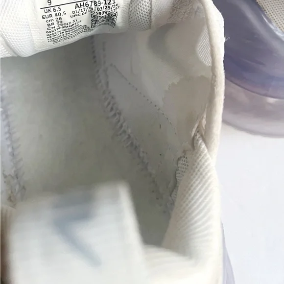 Nike White and Purple Air Max 270 Sneakers - Picture 7 of 7